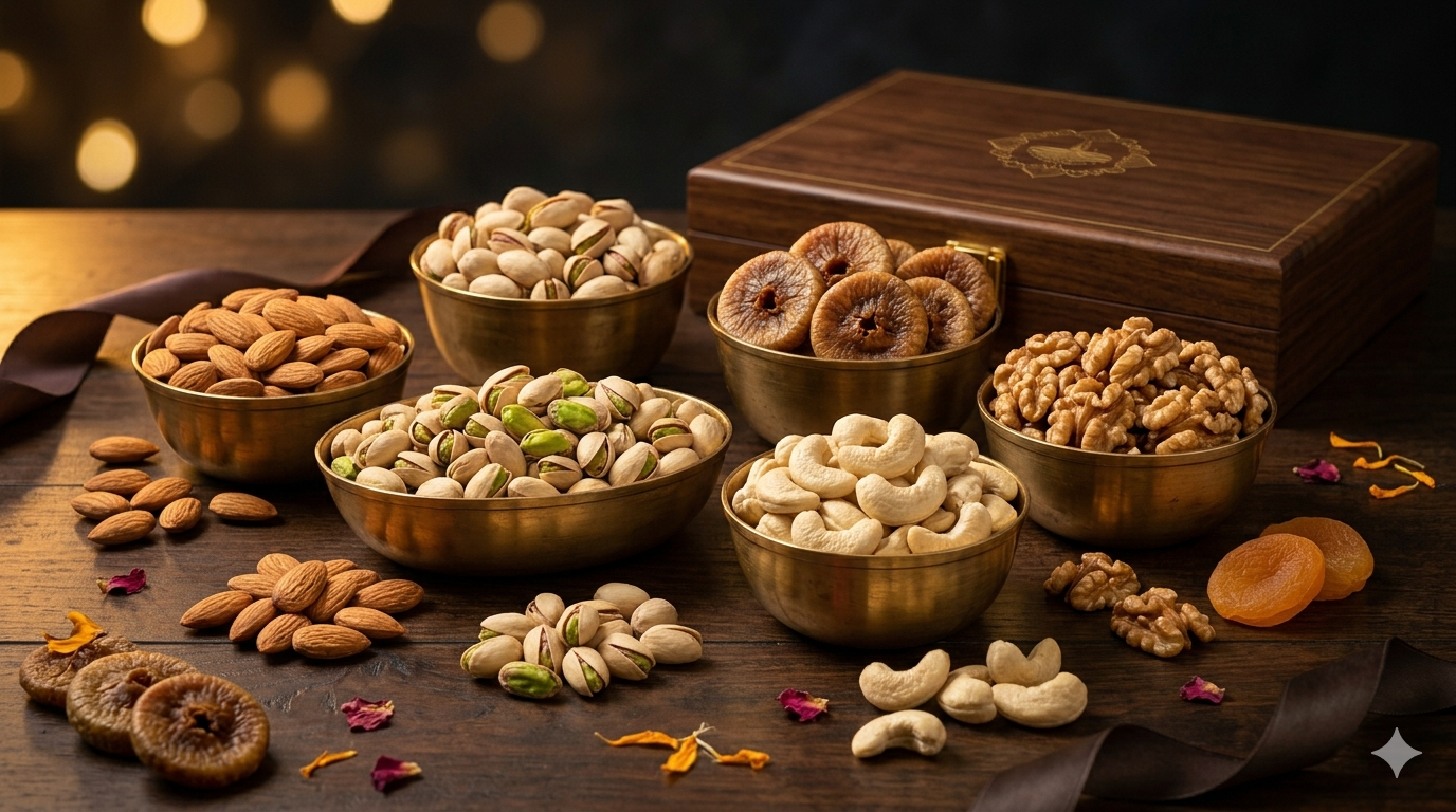 Mixed dry fruits gift box